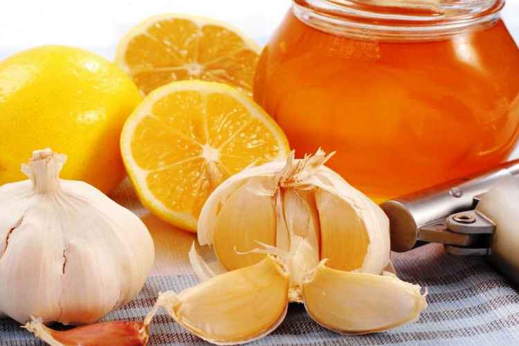 лимон, чеснок и мед для очищения сосудов